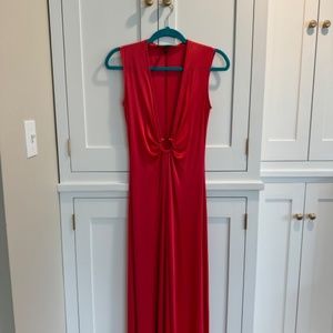 BCBG Maxazria Red XS Evening Gown